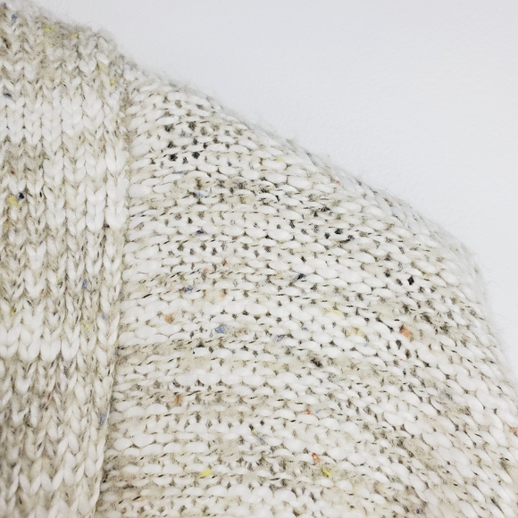 Potters Pot Oatmeal Speckled Cardigan Sz Sm EUC - Picture 2 of 9